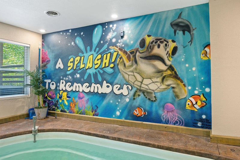 indoor pool room