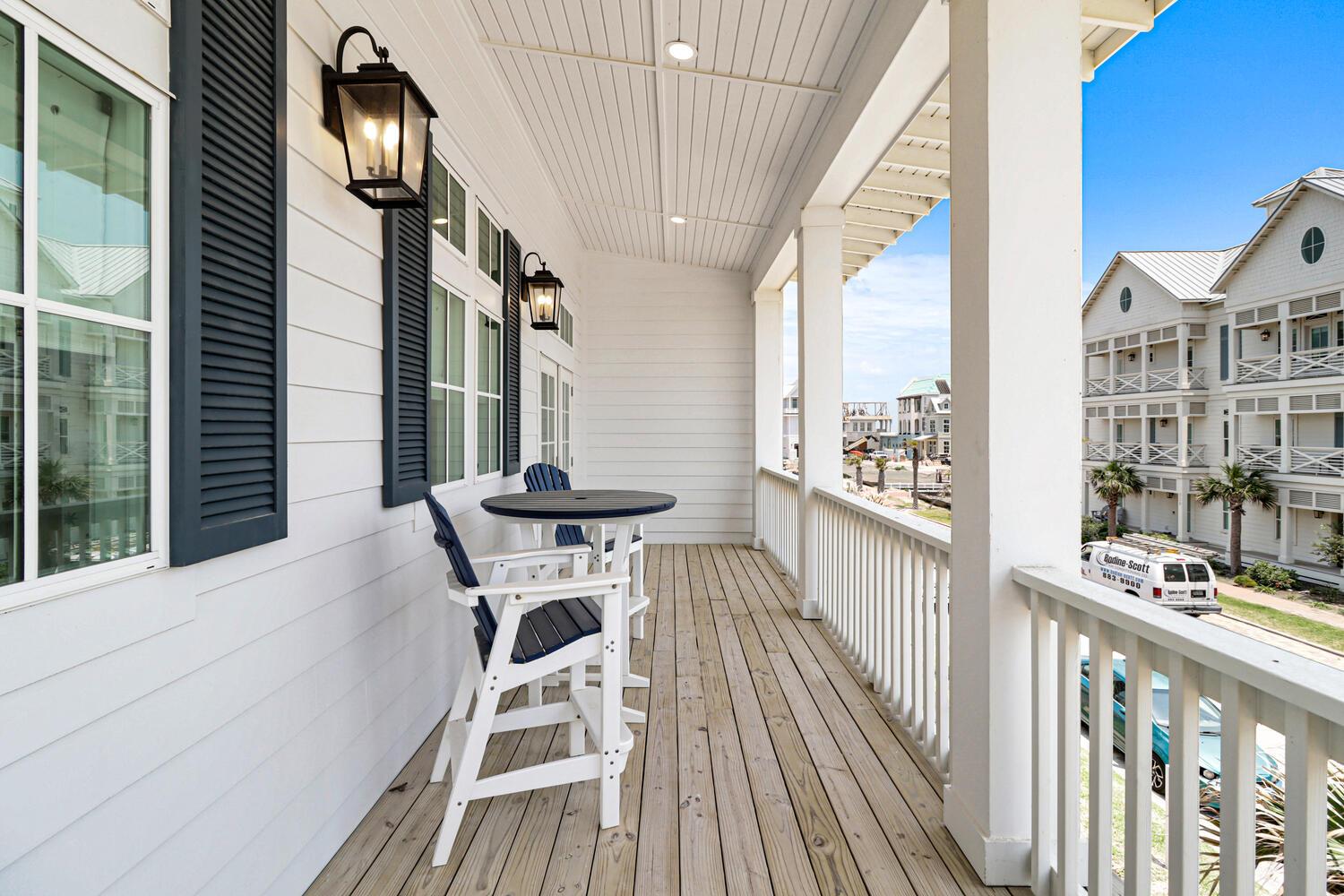 2nd Floor Shared Balcony