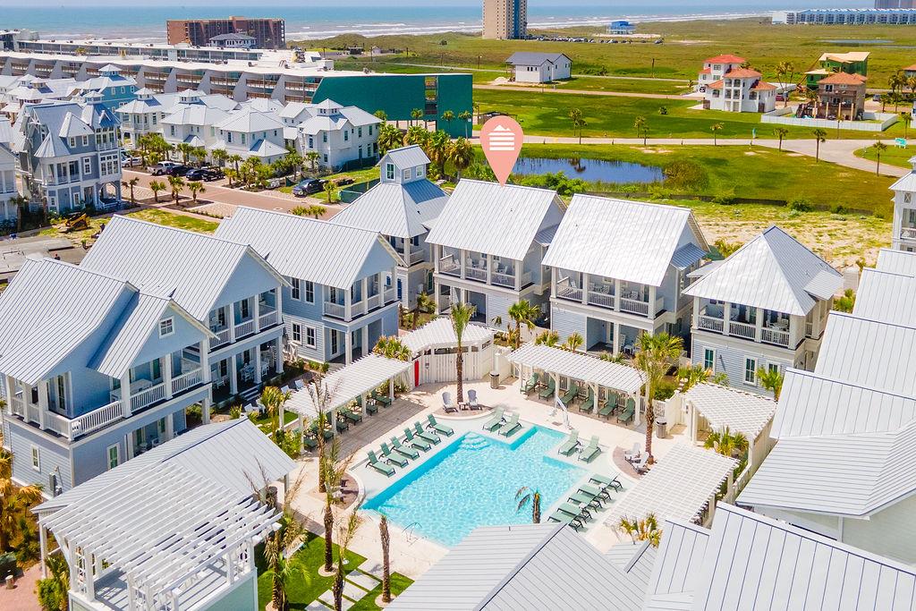 Beyond the Sea, Aerial Pool View