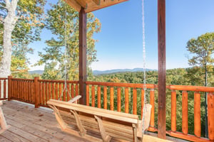 Outdoor bench swing