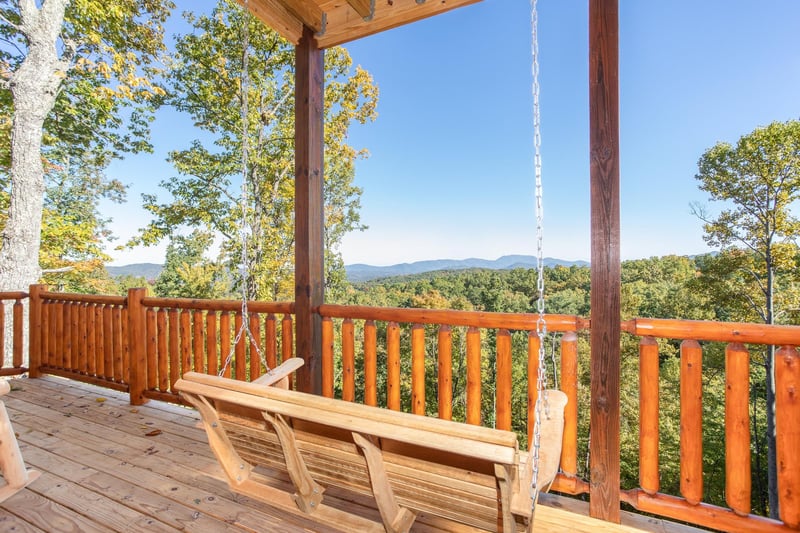 Outdoor bench swing
