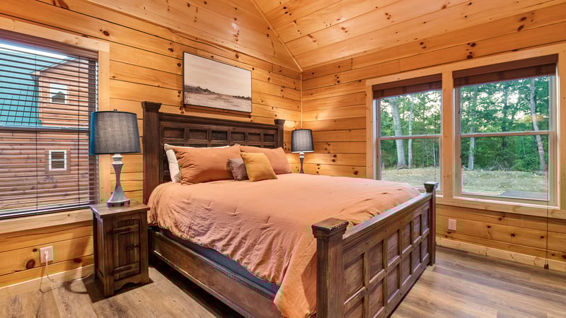 king bed