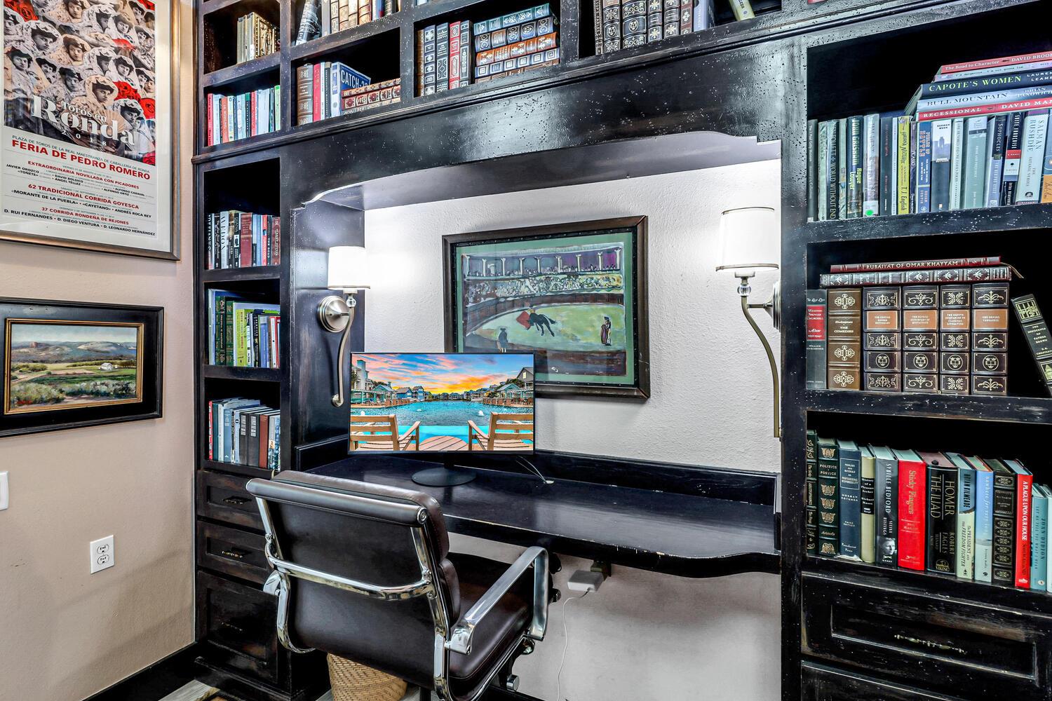 1st Floor OfficeReading nook with Cozy Seating