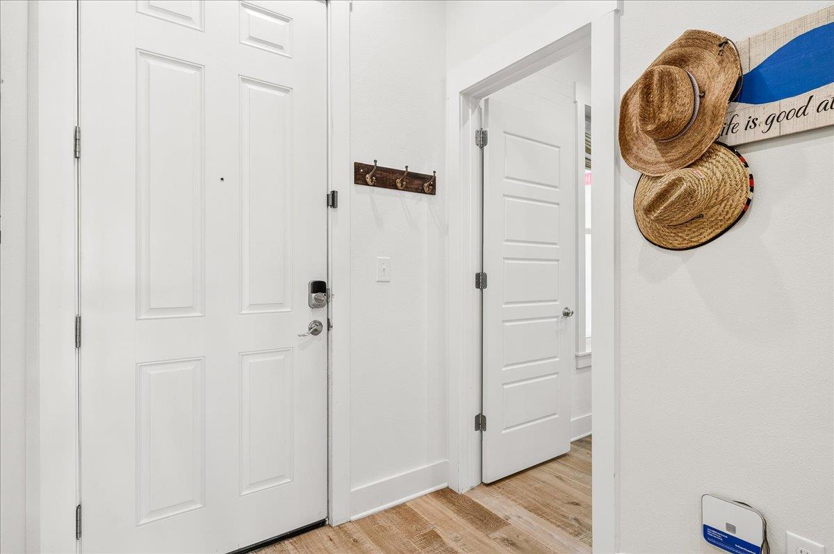 Entryway and door to bunk room,1st Floor