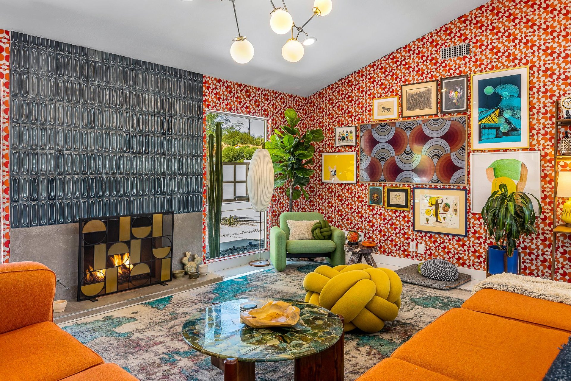 Gorgeous contemporary fireplace