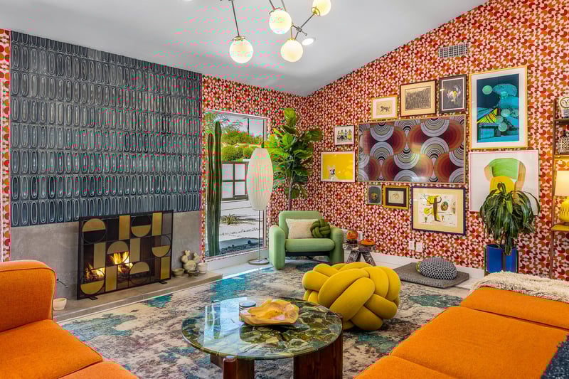 Gorgeous contemporary fireplace