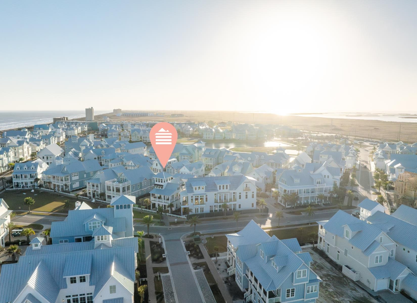 Aerial View, Location