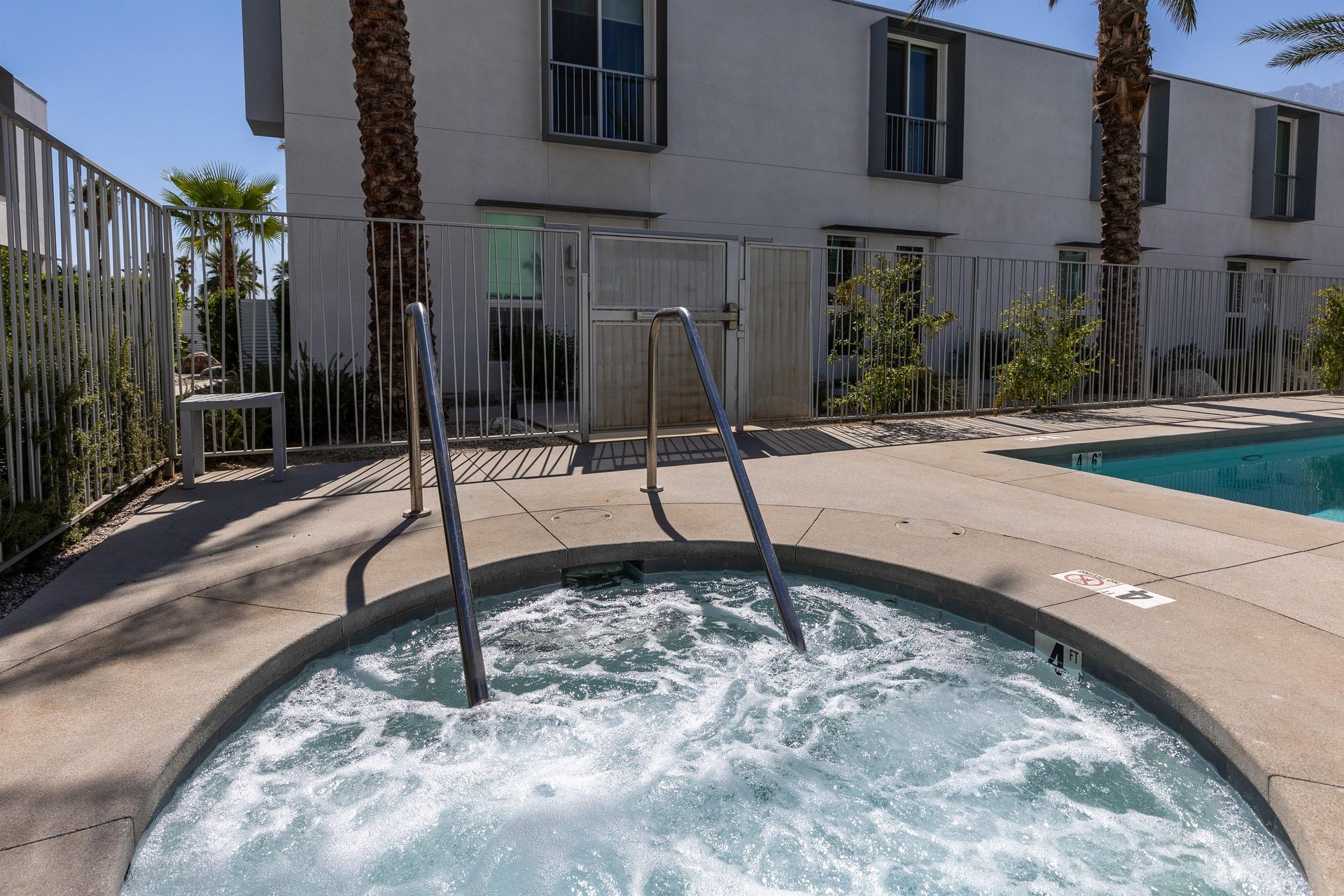 Soak in the spa