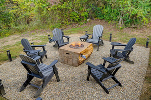 Gather around the fire pit for evening storytelling under the stars, with comfortable seating for your whole group surrounded by peaceful natural surroundings.
