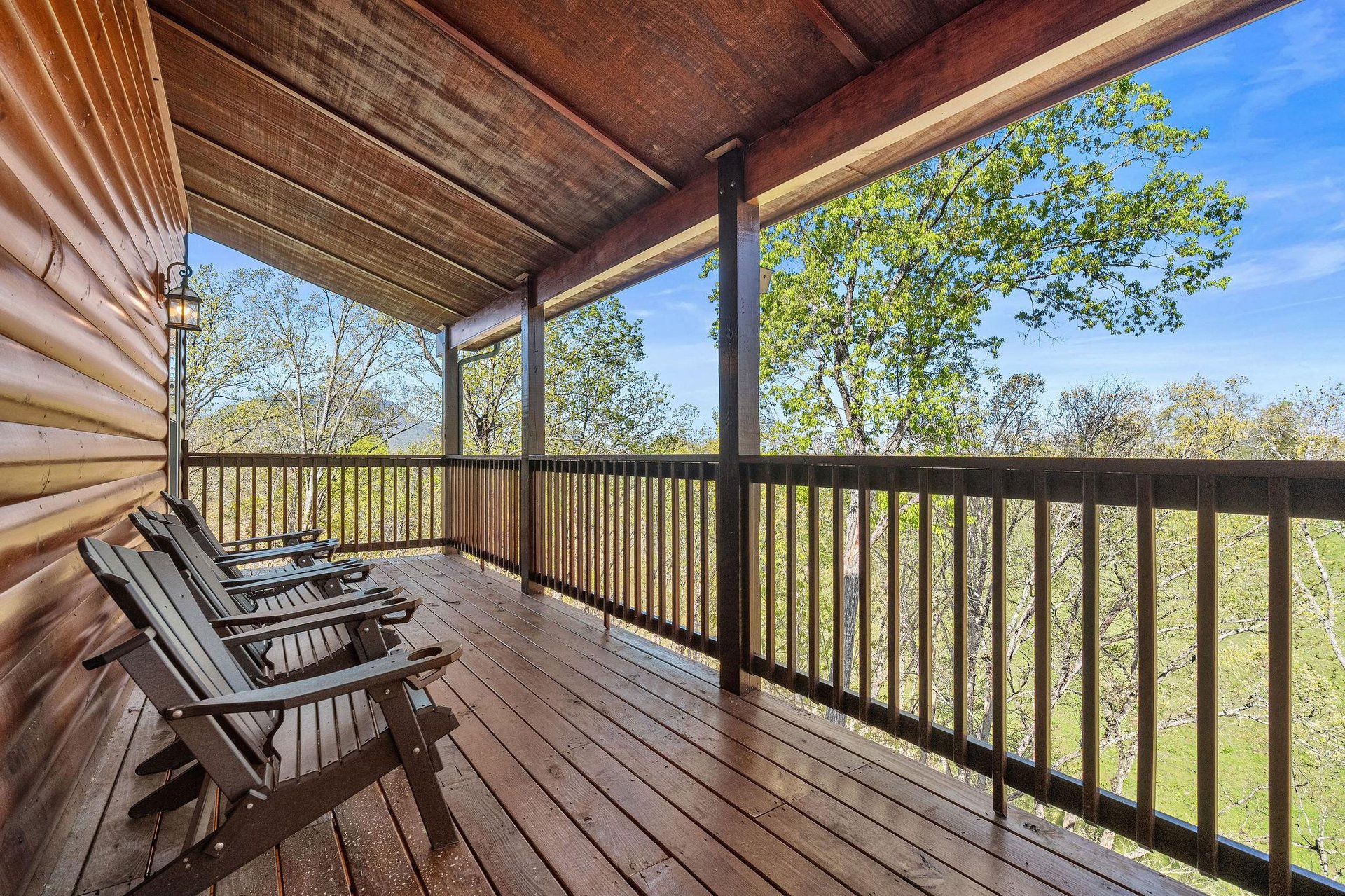 Back upper level porch