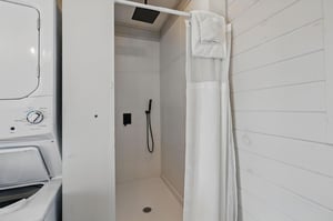 walk in rainfall shower