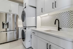 1st Floor Mud Room with Full Sized Fridge
