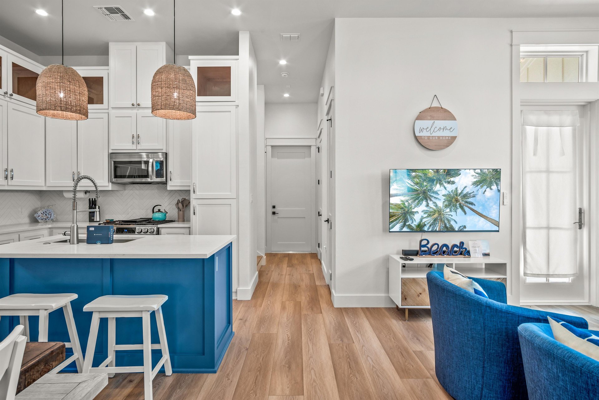 Living Area and Kitchen, 1st Floor