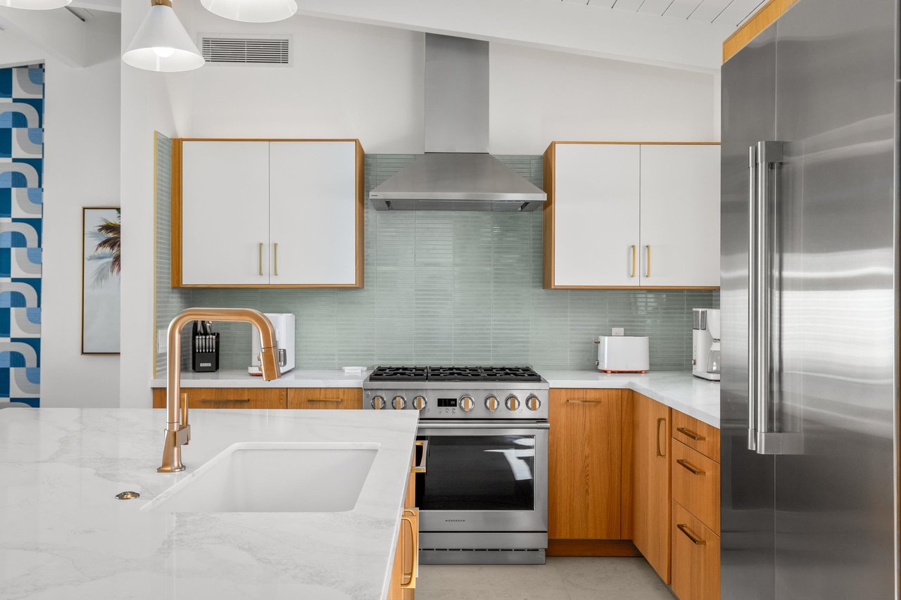 Sleek modern kitchen