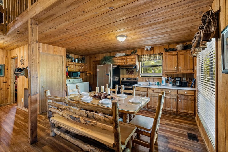 Dining table and chairs