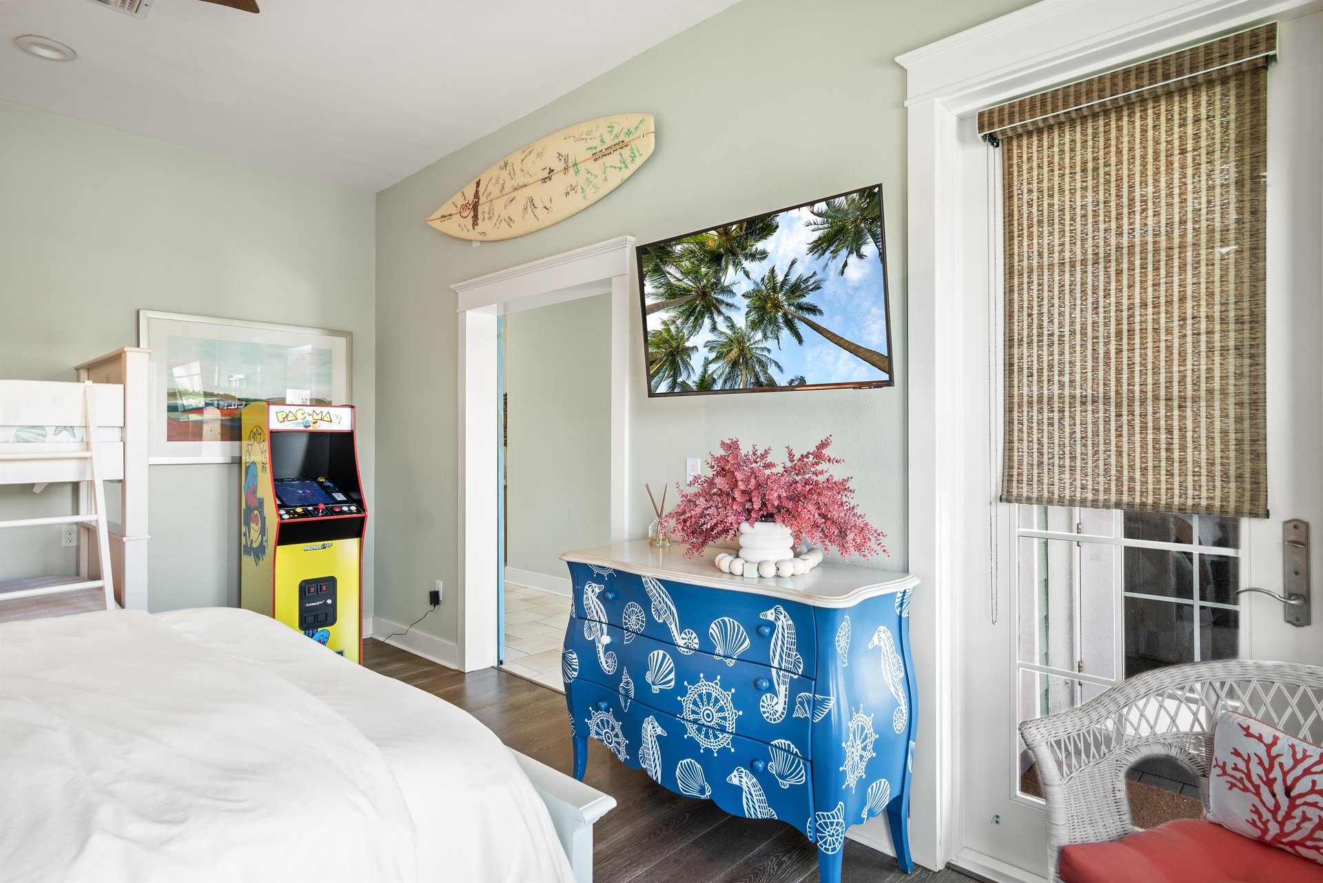 Queen Bedroom w Twin over Full Bunk, 1st Floor