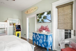 Queen Bedroom w Twin over Full Bunk, 1st Floor