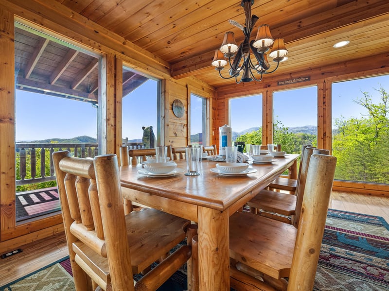 Dining table and chairs