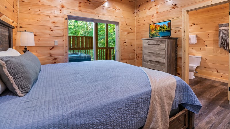 king bed