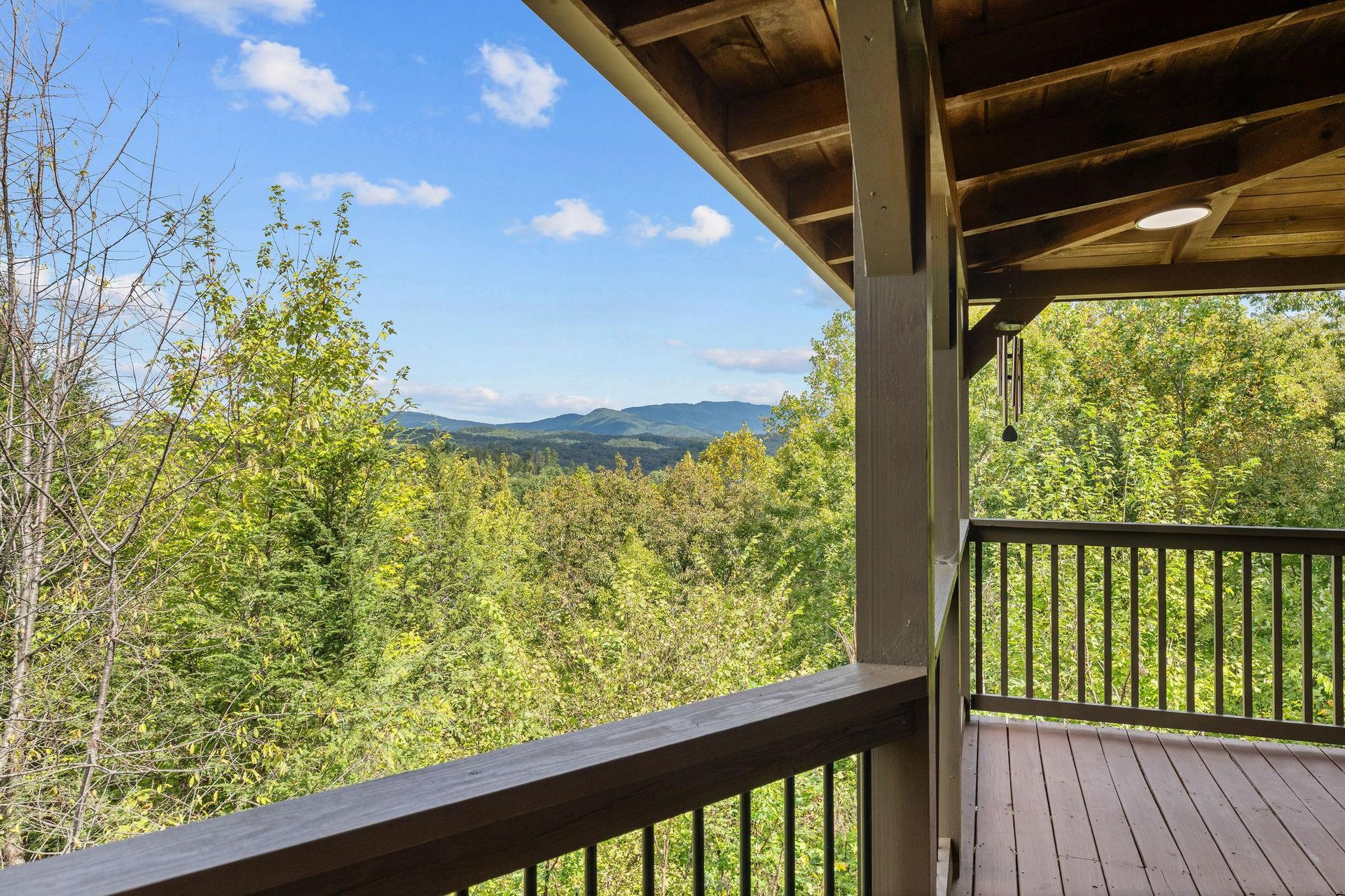 View from Mountain Laurel Lodge cabin