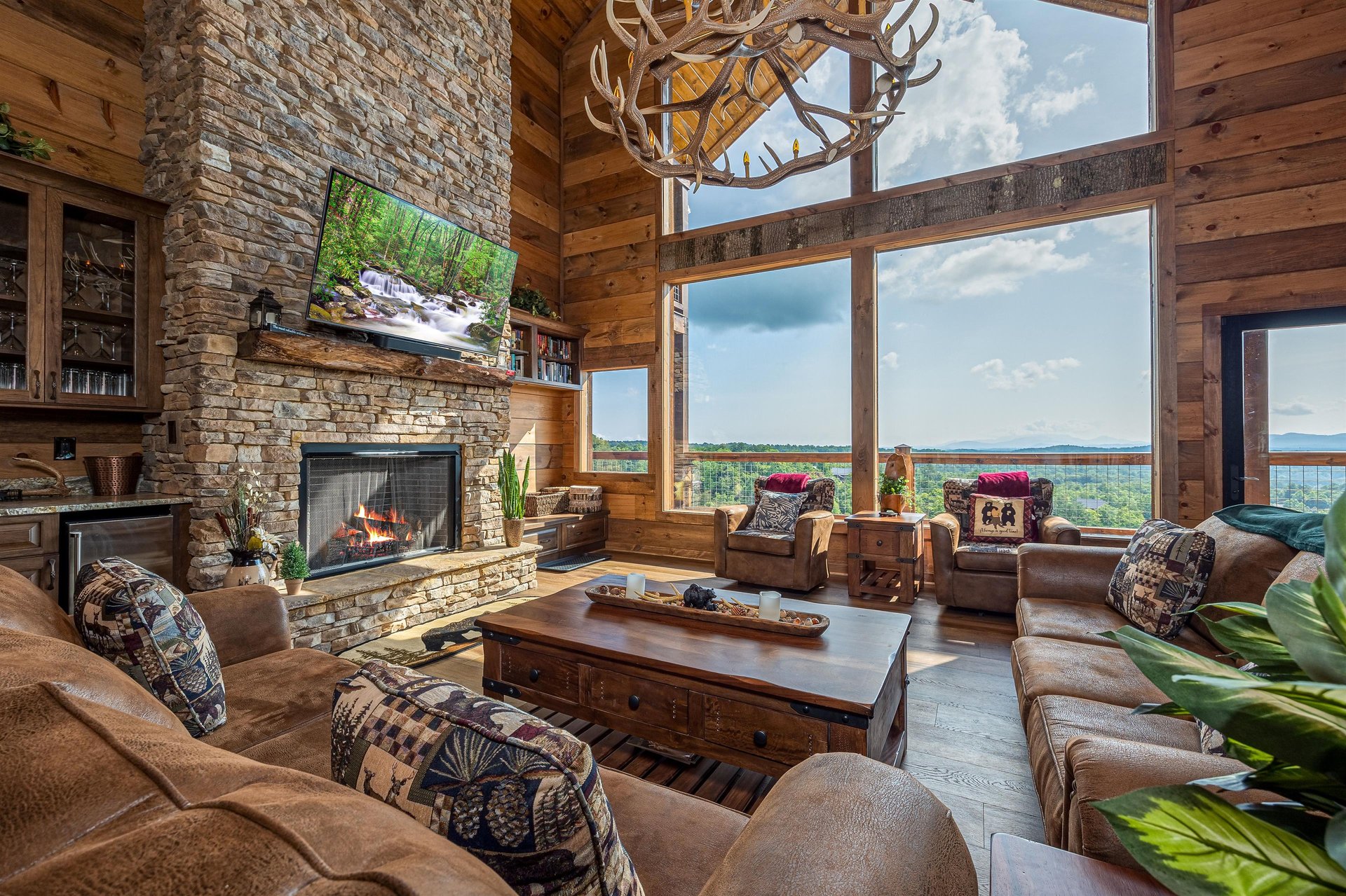 Living Room Fireplace Area