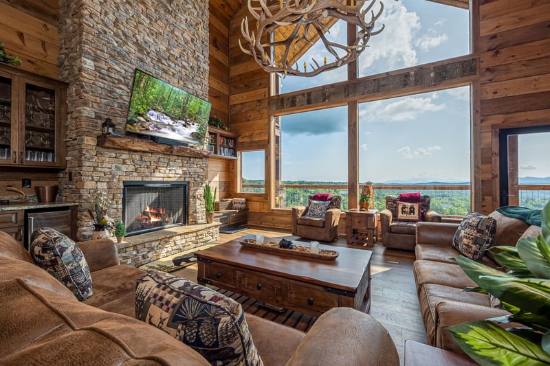 Living Room Fireplace Area