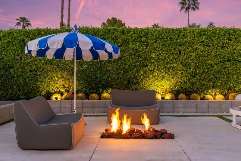 Enjoy a gorgeous firepit