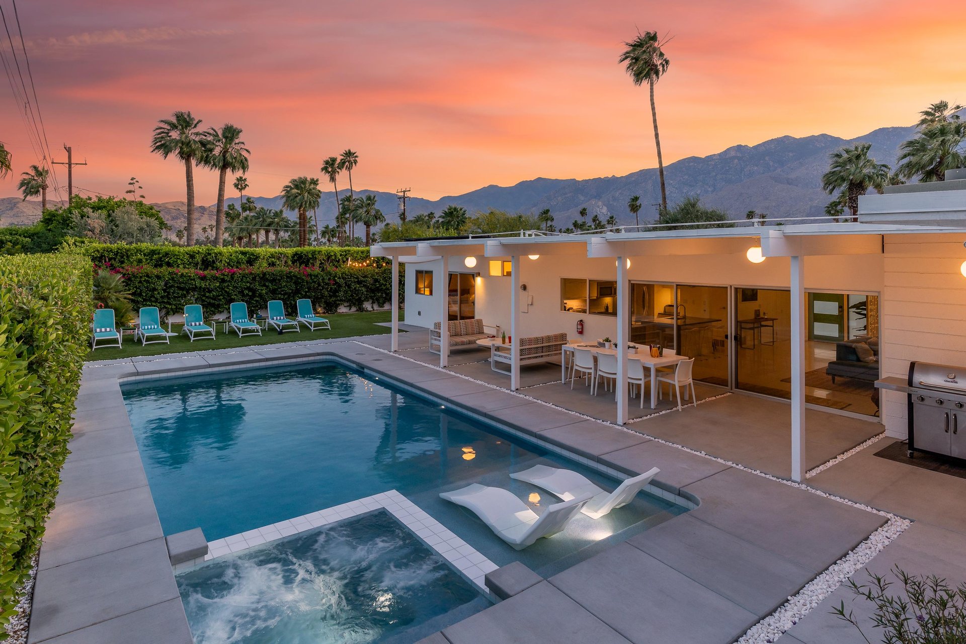 Your own sunset oasis