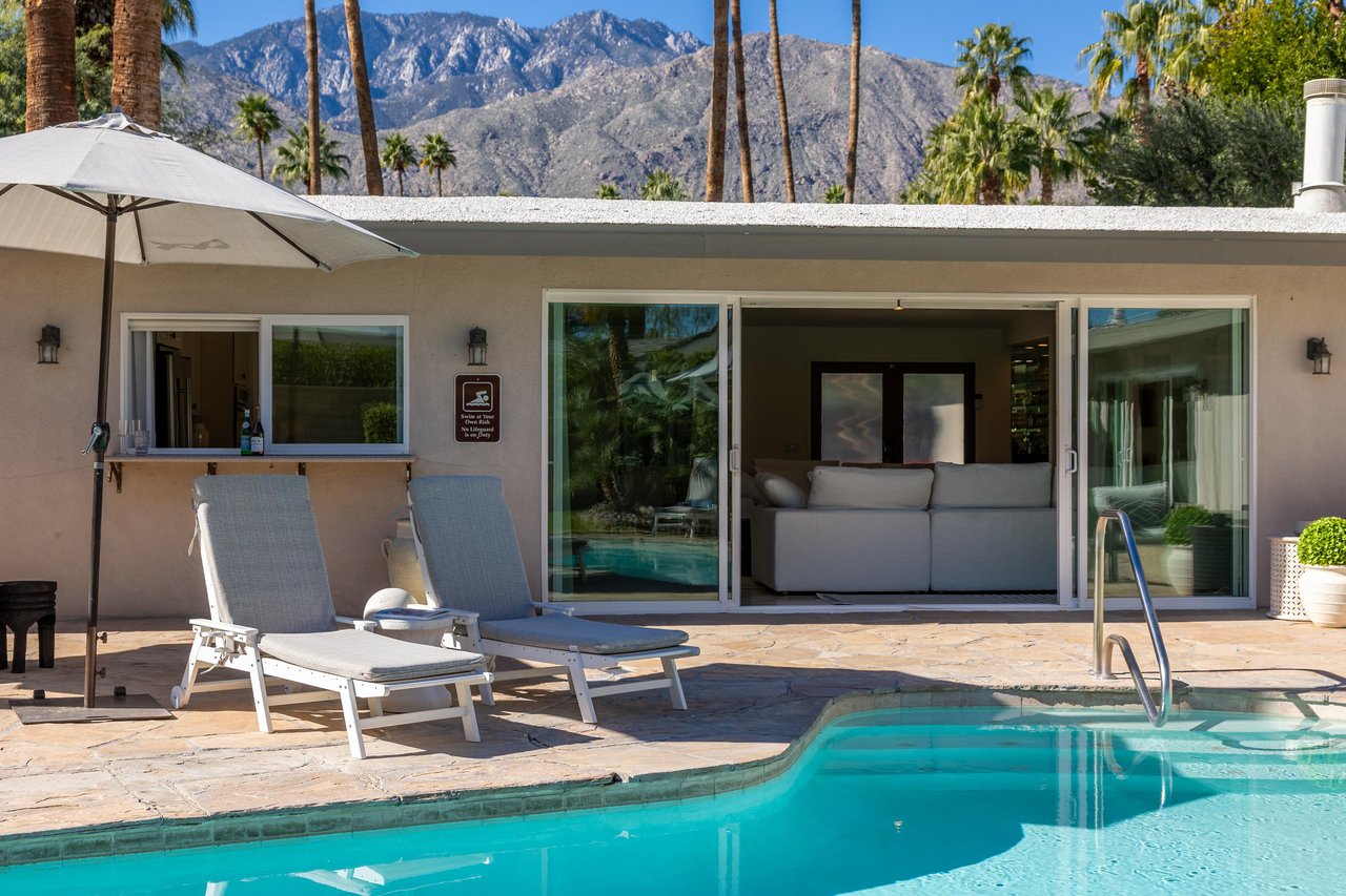 Stunning mountain backdrop