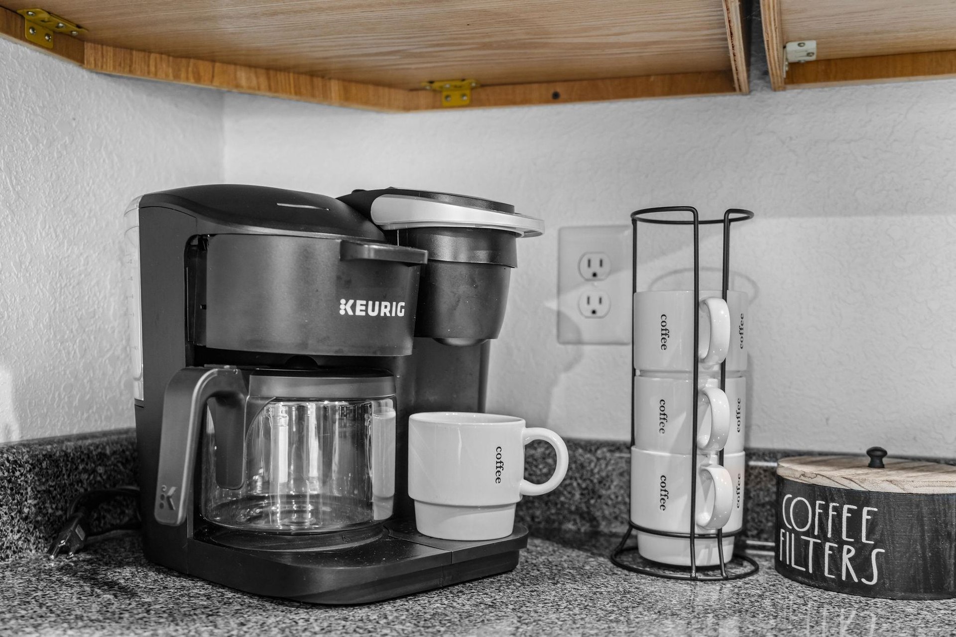 Keurig with mugs