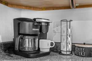 Keurig with mugs