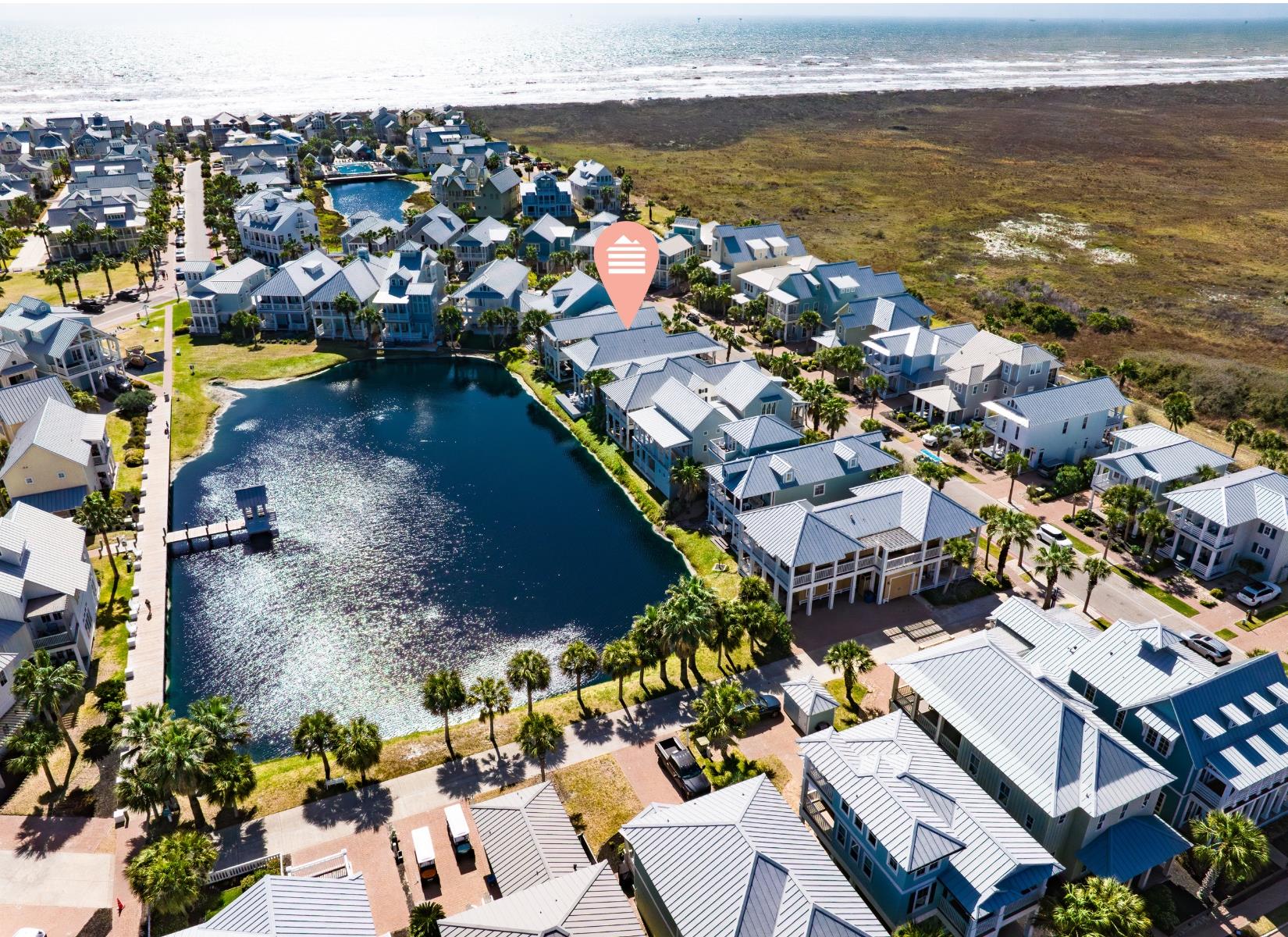 Aerial View, Overlooking Lake Colby