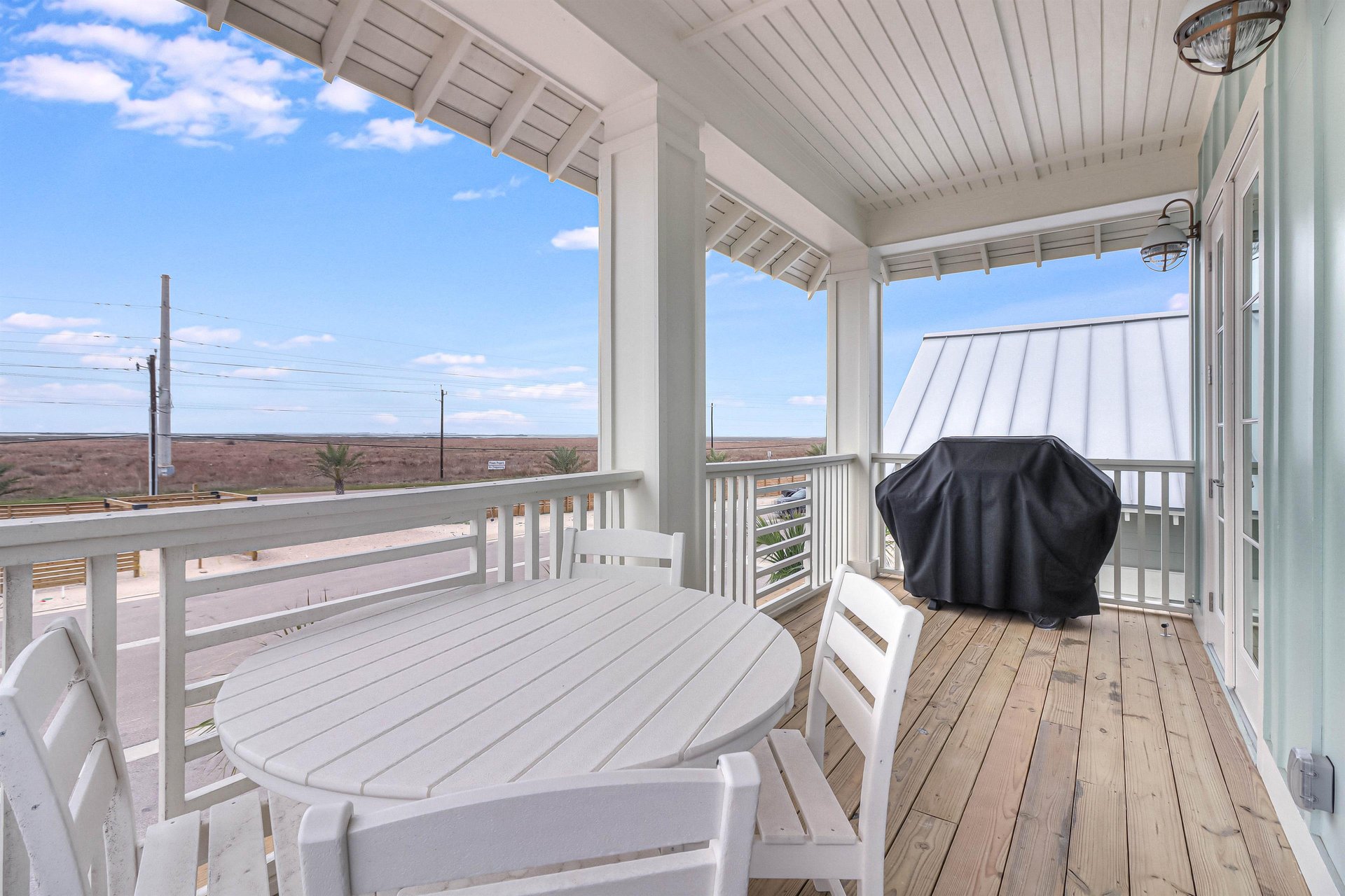 Back Balcony Off Living Room, 2nd Floor