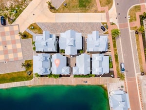 Aerial View, Cottages