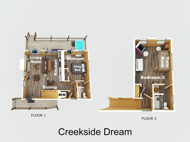 Creekside Dream floor plan