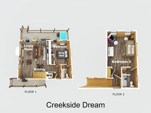 Creekside Dream floor plan