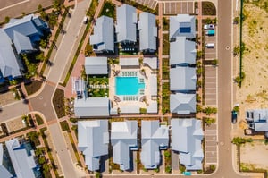 Glow Pool  Fitness Center, Aerial View