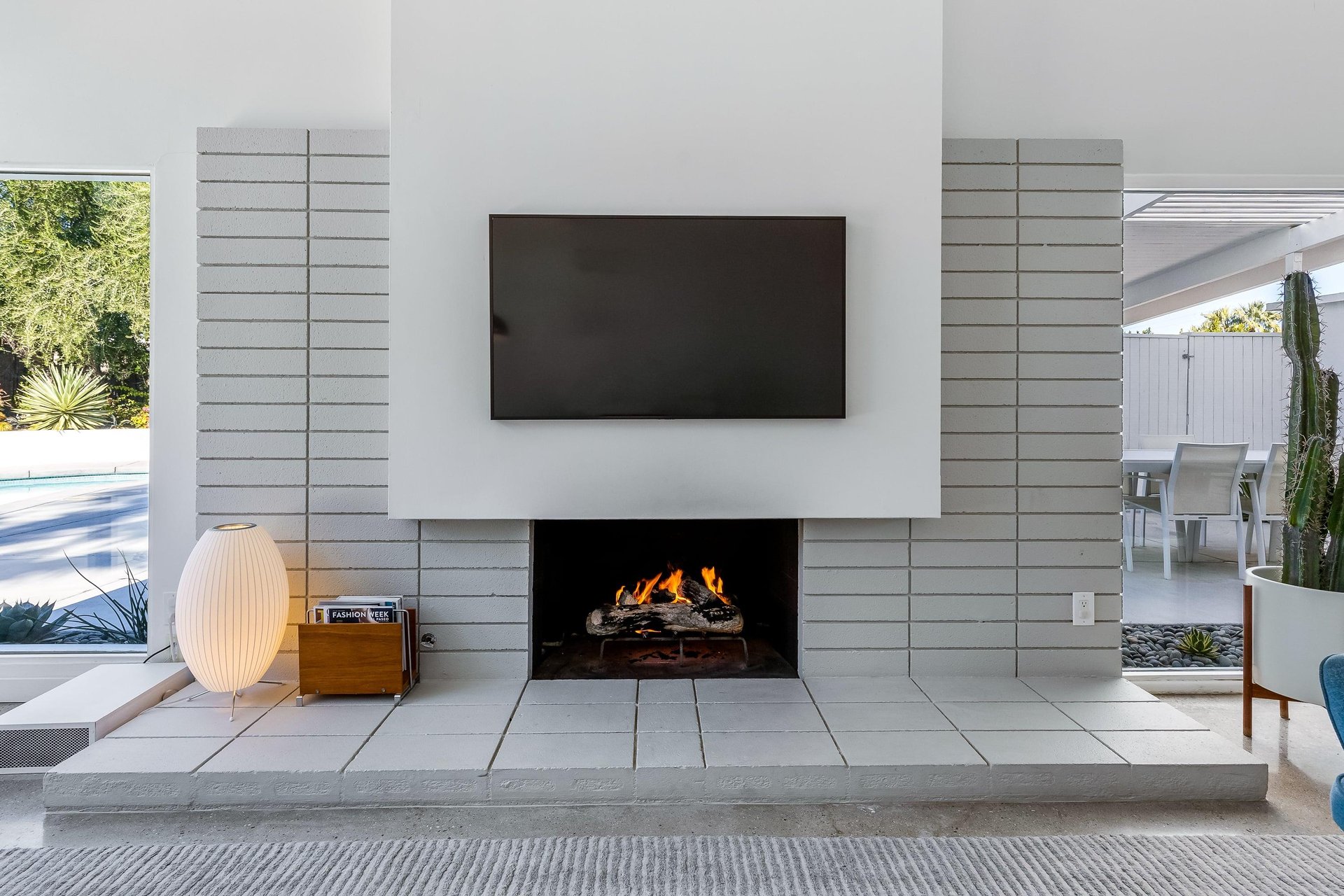 Large flat screen TV