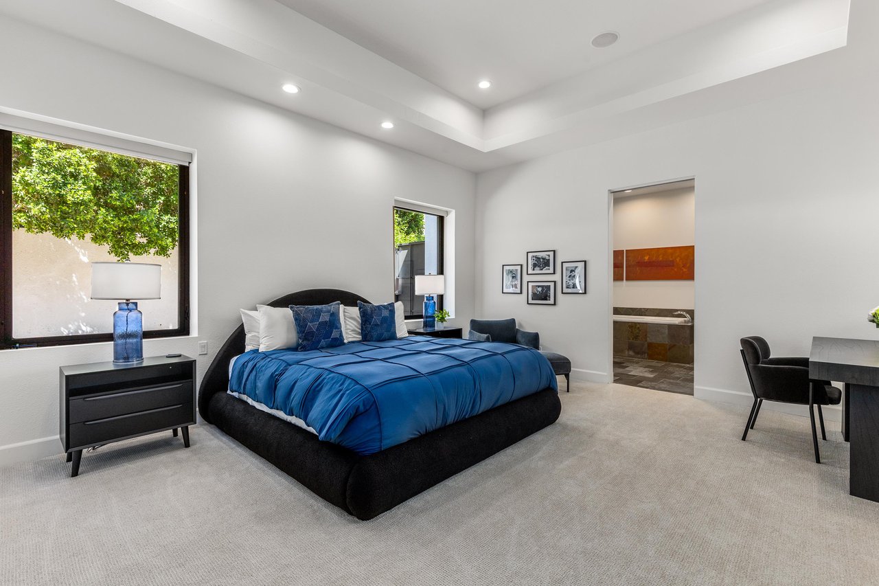 Comfortable guest bedroom