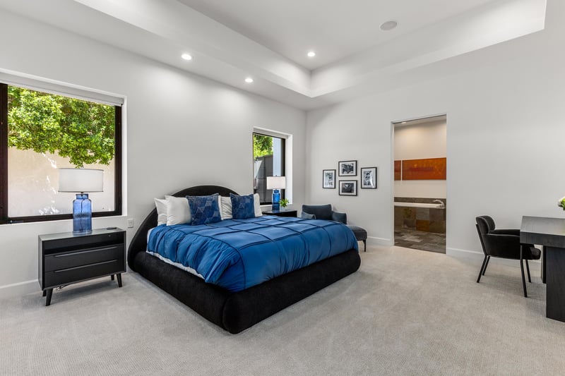 Comfortable guest bedroom