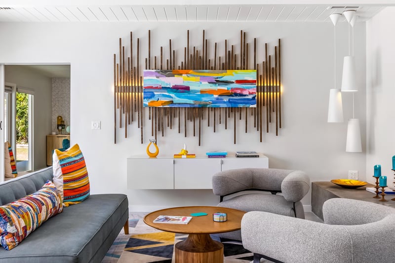 Modernized living room decor