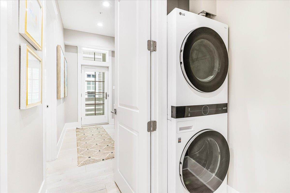 Hallway Laundry Closet