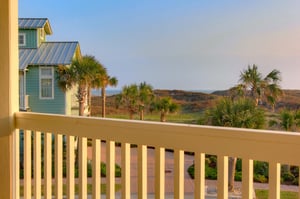 Shared Front Wrap Balcony View at Sunset, 2nd Floor
