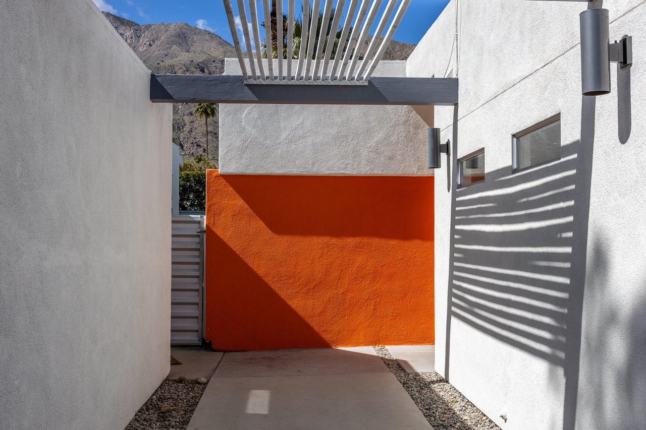 A splash of orange
