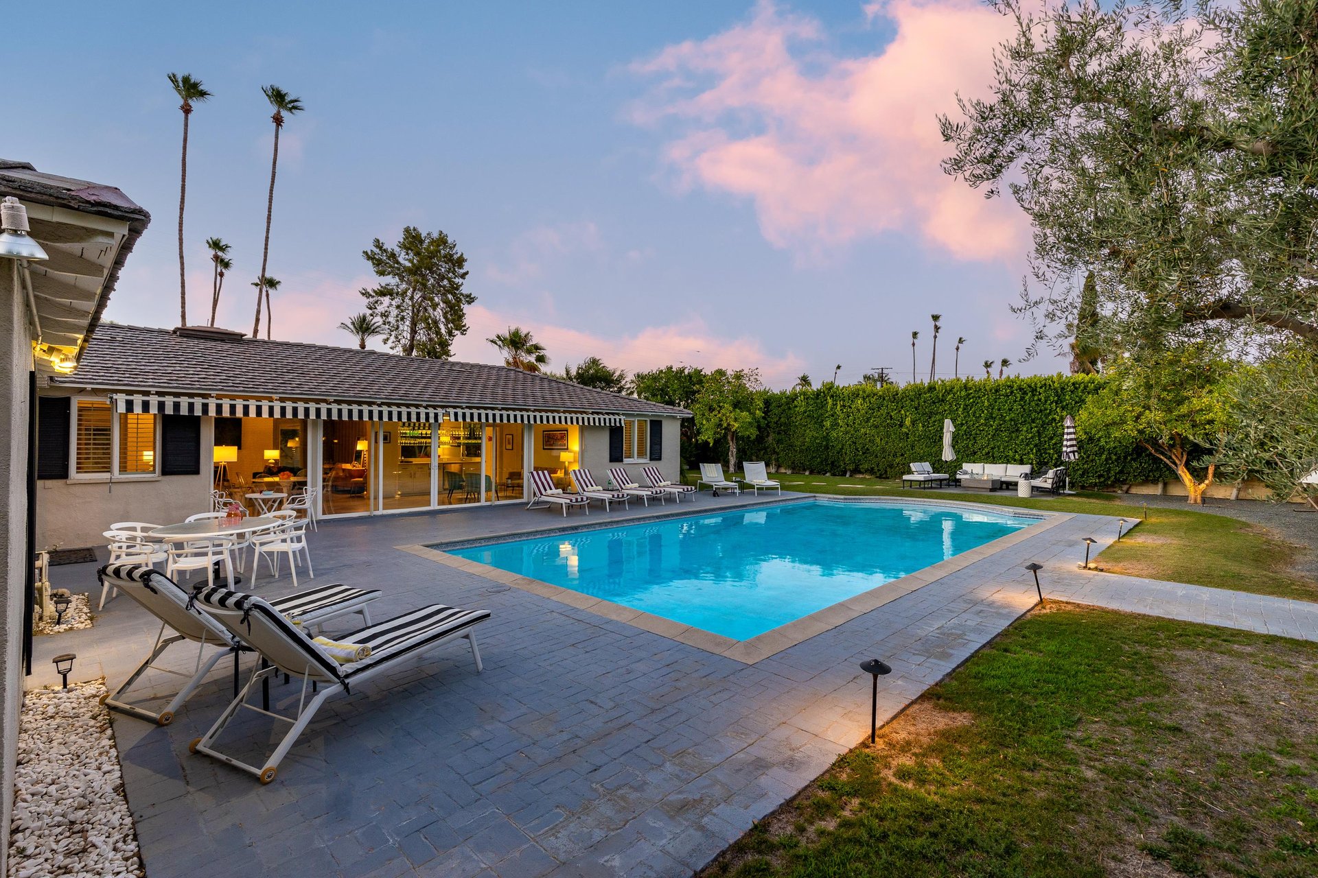 Relax and watch the stunning sunsets