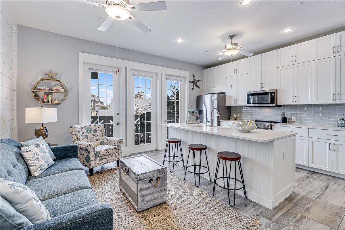 Living Room and Kitchen