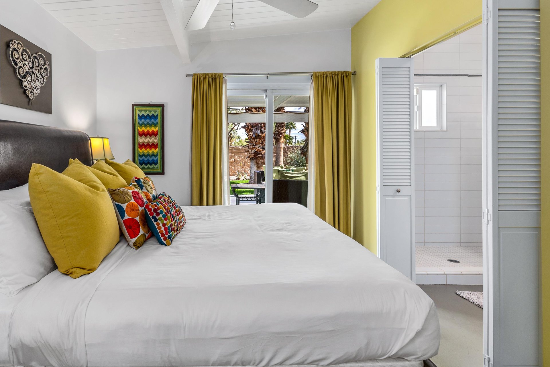 Restful guest bedroom