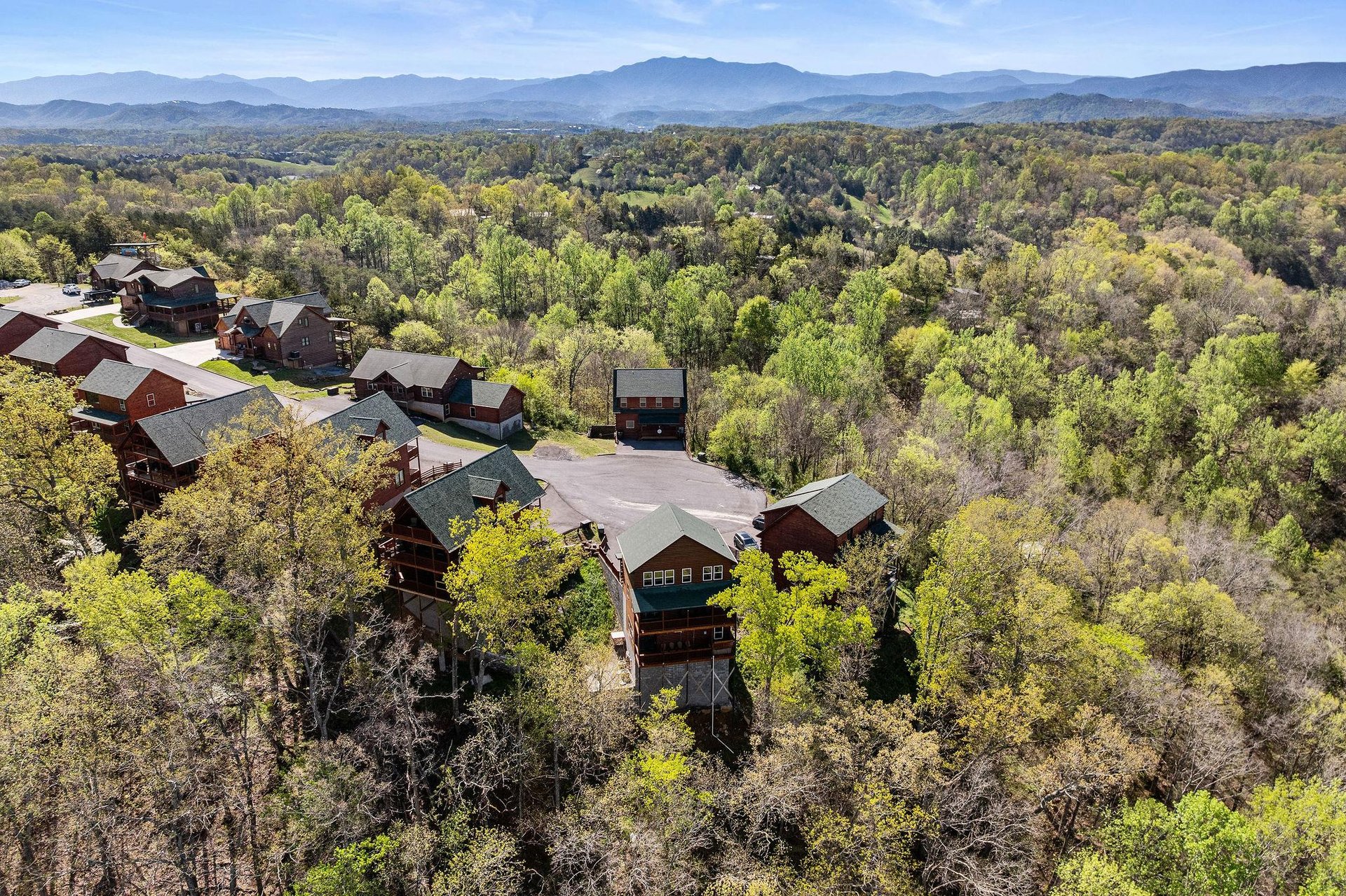 Aerial view of Mountain Pool  Paradise