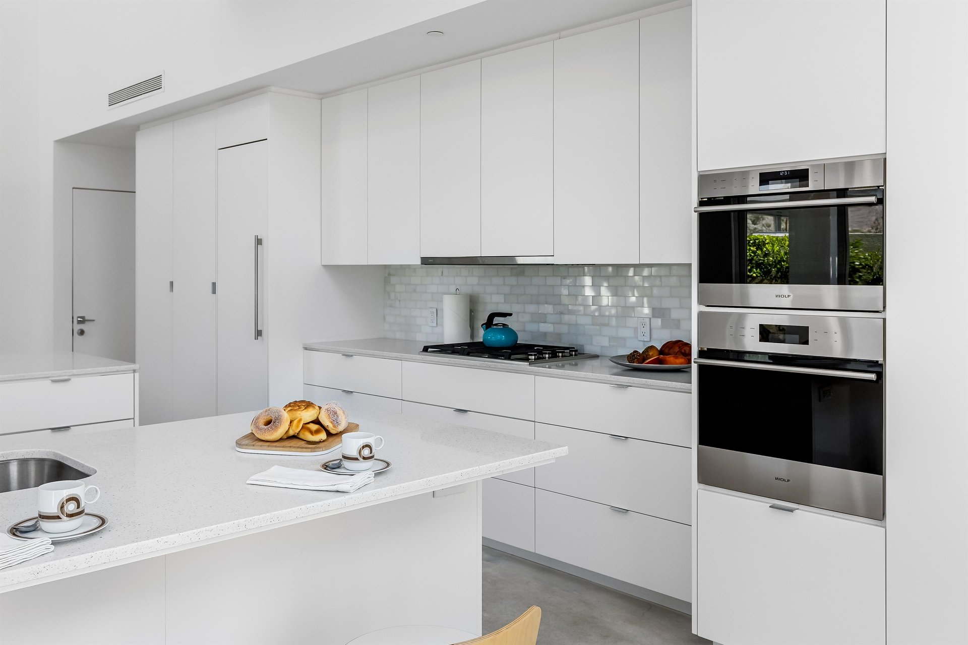 Spacious and wellstocked kitchen
