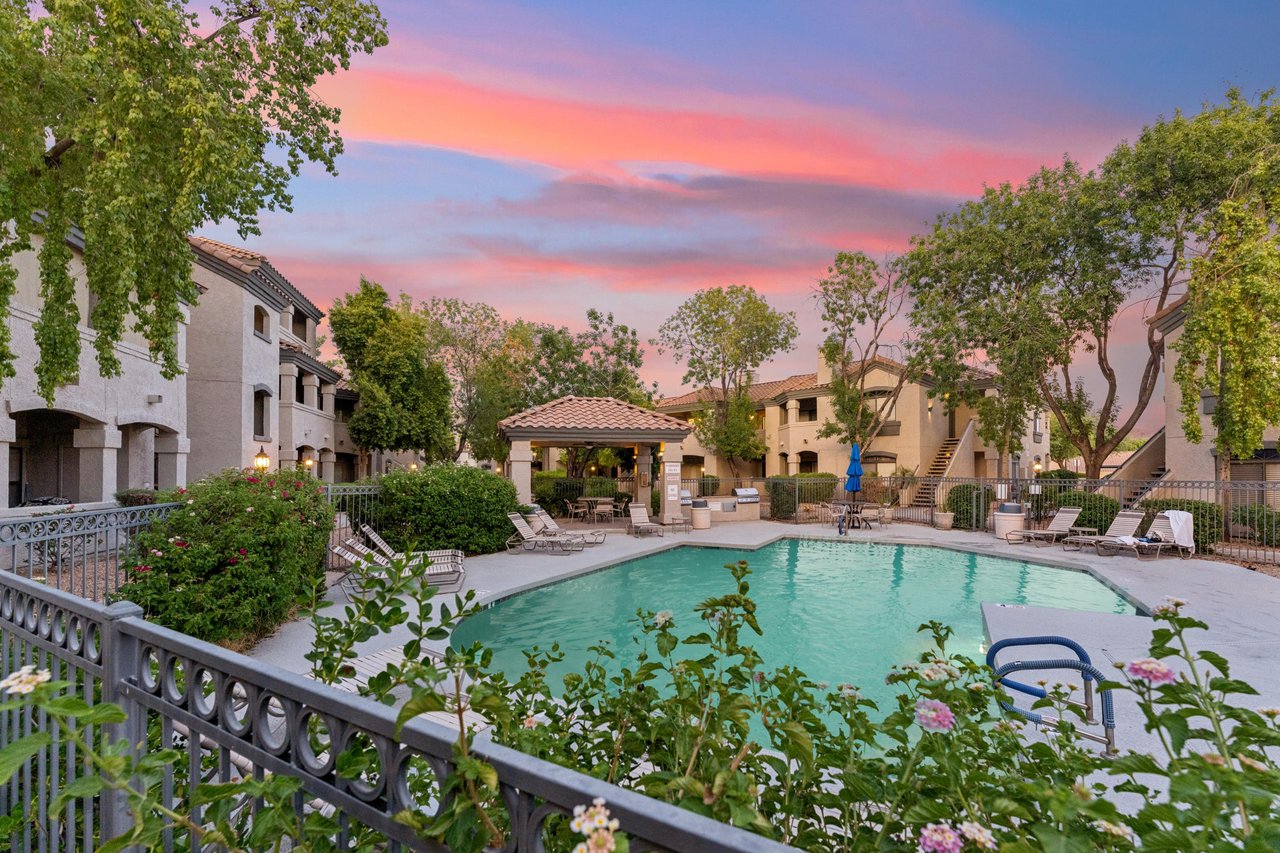 Guests will have access to the pool, spa, and BBQ area.